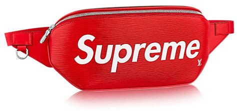 louis x supreme belt bag fake|is a supreme bag genuine.